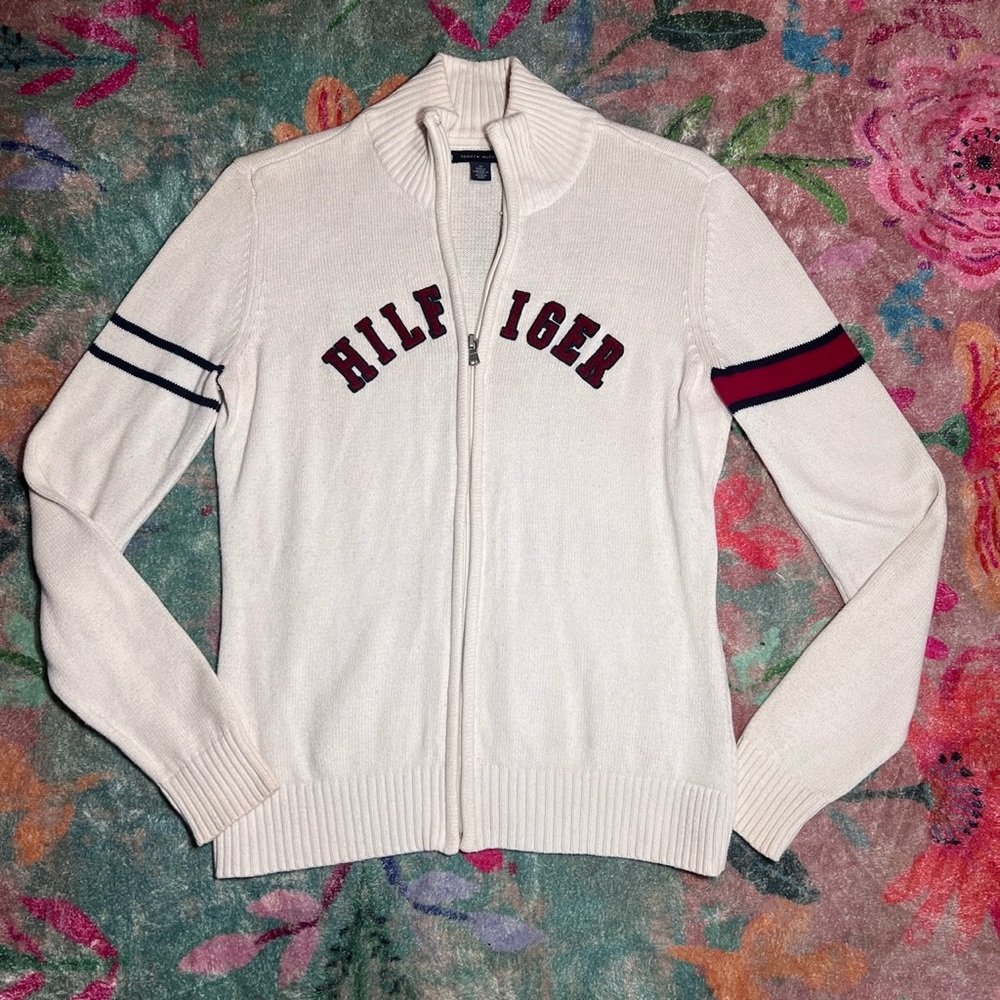 VINTAGE TOMMY HILFIGER SWEATER - SIZE MEDIUM